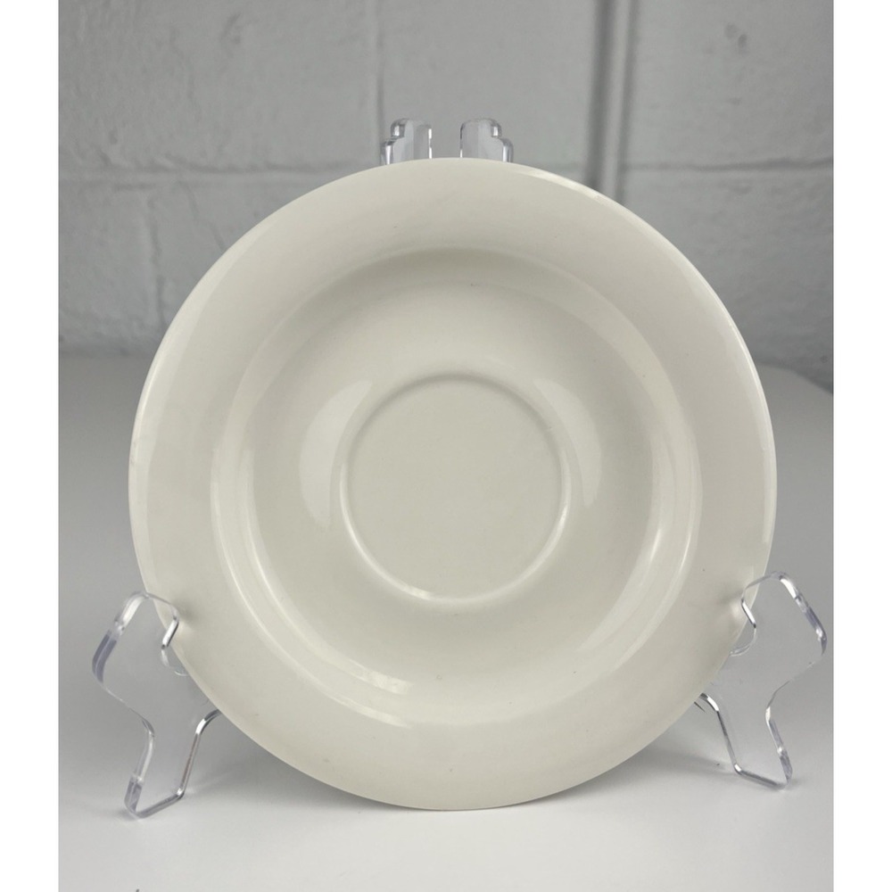 Arabia Finland Arctica Saucer 6" White